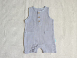 blue romper