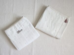 personalized luxury cotton blanket