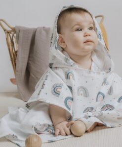 Pink Rainbow Beach Towel (Personalised)