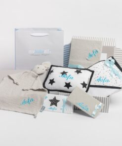 Luxury muslin newborn welcome baby gift hamper