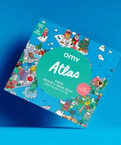 OMY Giant Poster and Stickers - Atlas