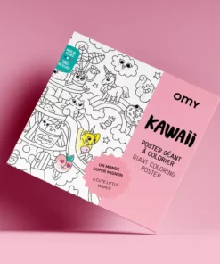 OMY Giant Colouring Poster - Kawaii